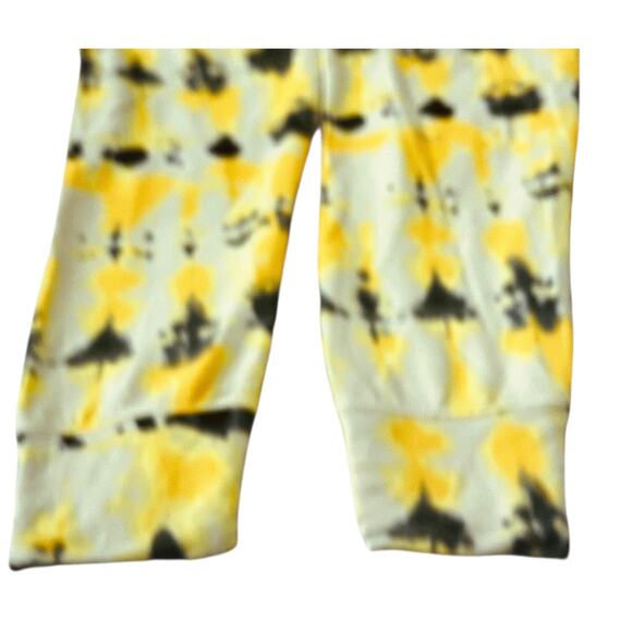 CABI 2-PC PAJAMA SET-LOUNGER, LONG SLV, WOMENS, TOP-L, BOTTOMS-M, YELLOW/DK GREY - Picture 7 of 12